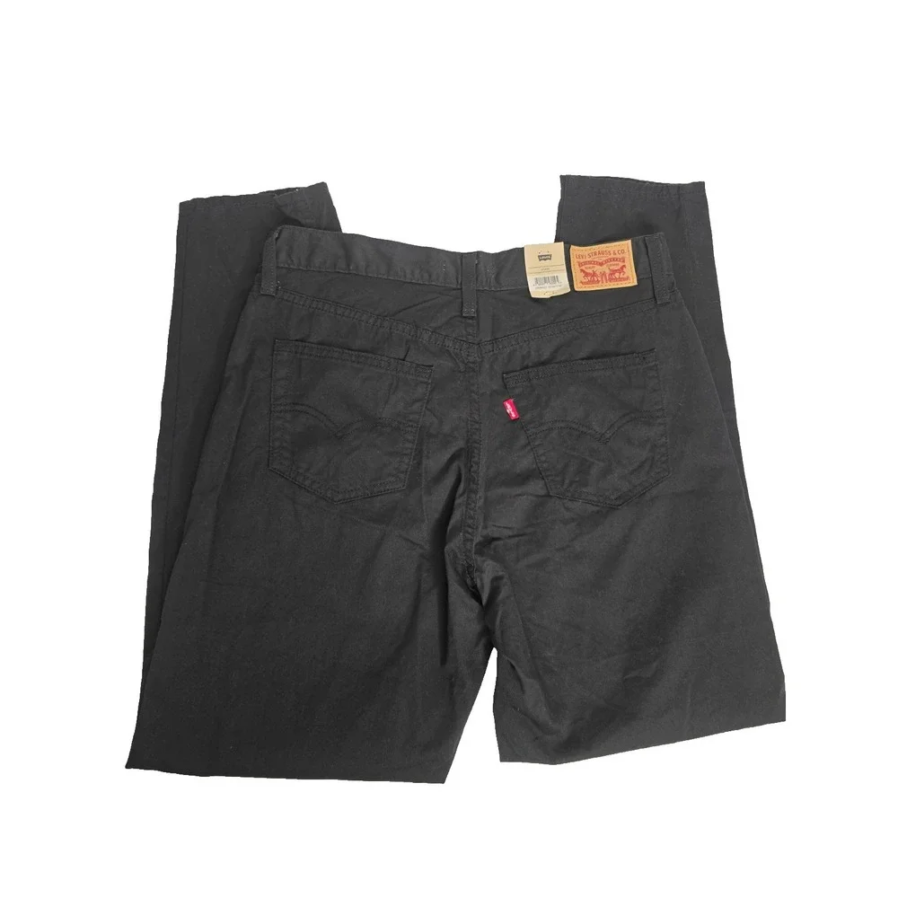 Levi's Black High Rise Tapered Leg 80s Mom Jeans Womens 31x30 IRREGULAR NWT